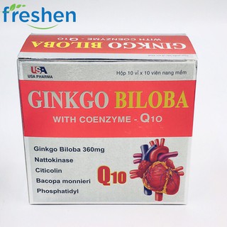 Viên uống ginkgo biloba -Giúp tăng cường trí nhớ, giảm nguy cơ tai biến mạch máu não