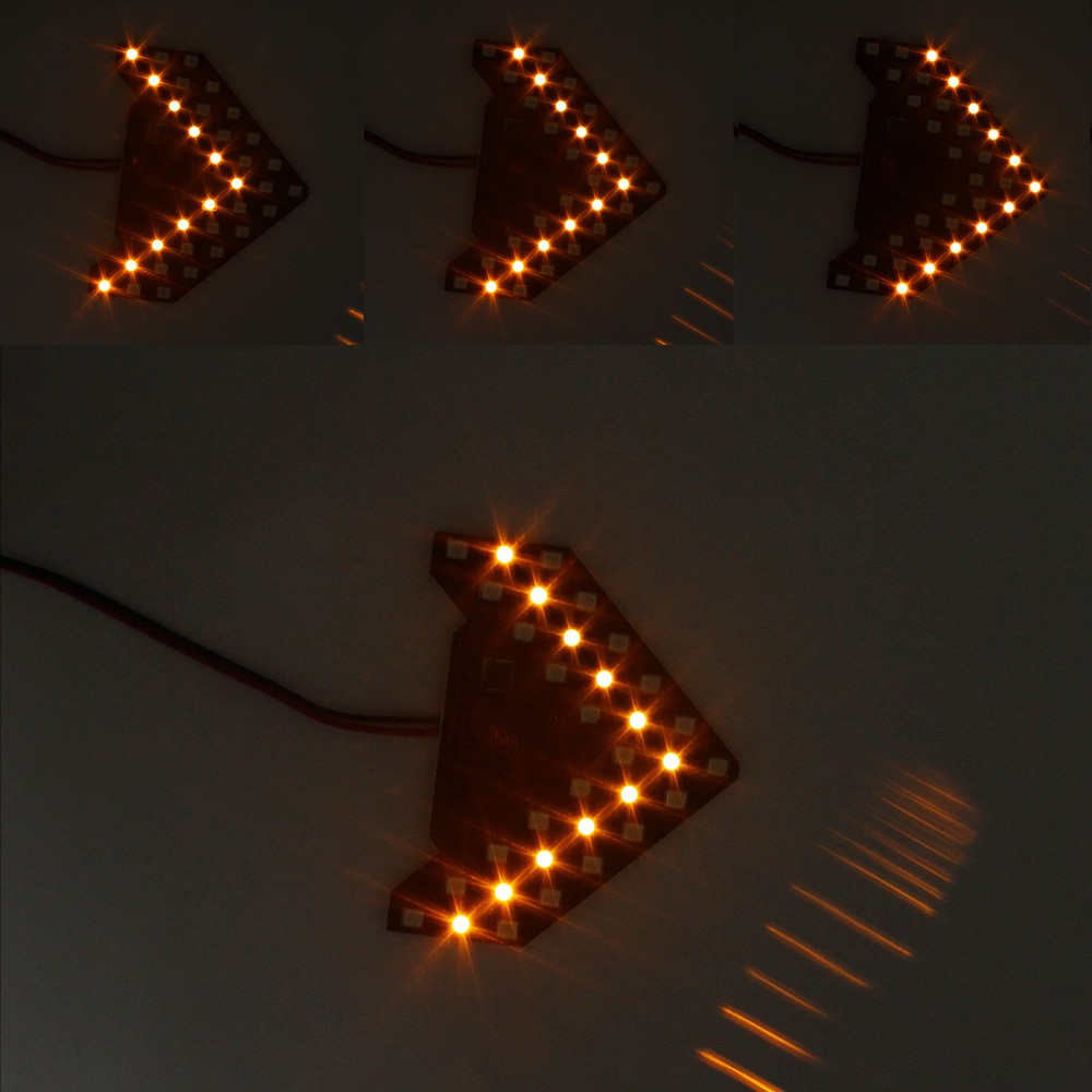 Cặp Led xi nhan mũi tên gương ô tô