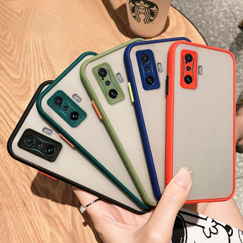 Ốp điện thoại nhám chống sốc cho Xiaomi Mi POCO C65 M5s C40 X5 Pro X4 F4 F3 X3 GT 4G 5G 2023