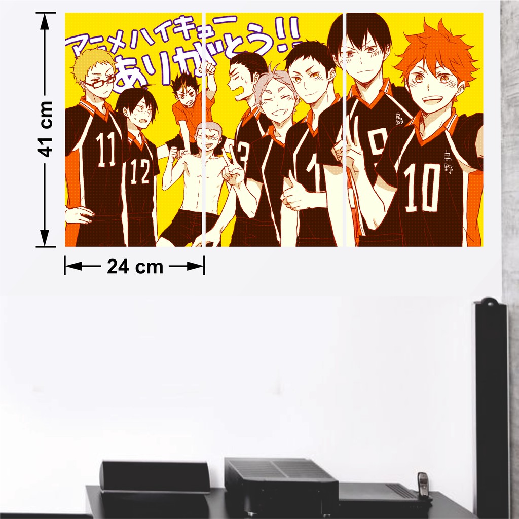 Poster Decal Vua Bóng Chuyền Haikyuu By AnimeX