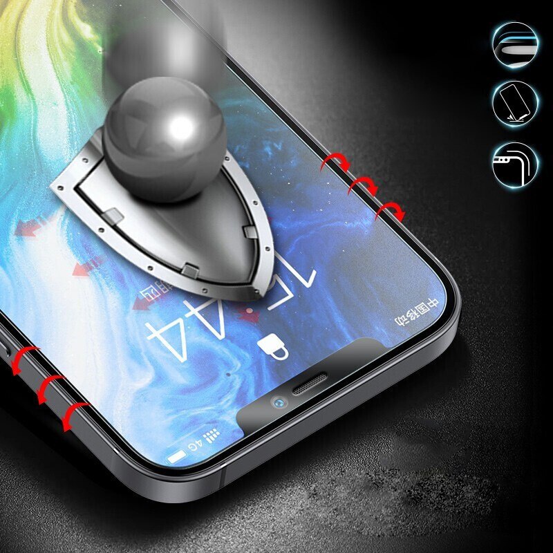 Kính cường lực nhám chống bám vân tay cho iPhone 12 11 Pro Max Mini X XS Max XR 7 8 6 6S Plus SE 2020