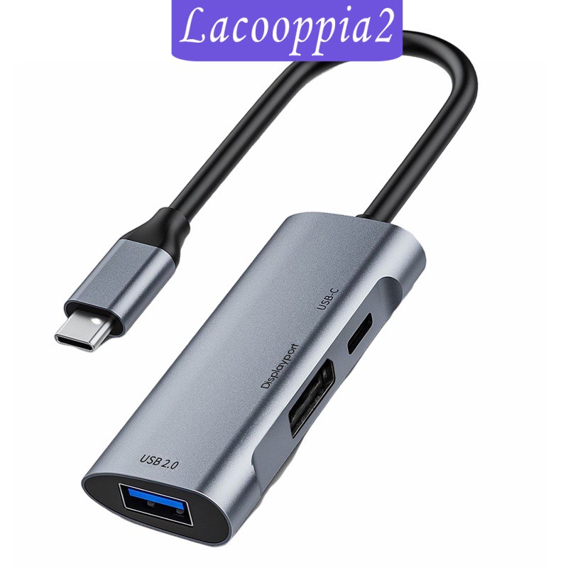 [LACOOPPIA2] USB C to Display USB-C Charging Port for MacBook Pro Laptop Smartphones