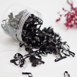 Hộp Chun Buộc Tóc Cao Su Màu Đen Bản Lớn (Chun To) Tiện Lợi