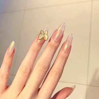 Bộ 24 móng tay giả đính bướm (keo dán)