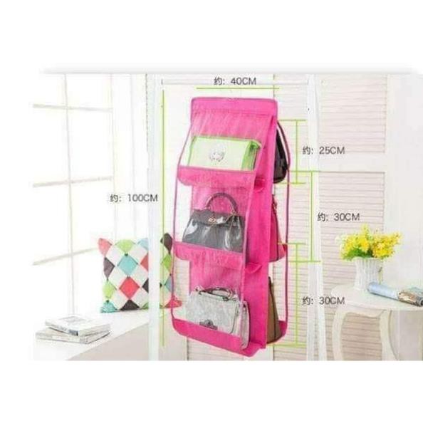 TÚI TREO GIỎ XÁCH 6 NGĂN chống bụi - HV Store 422