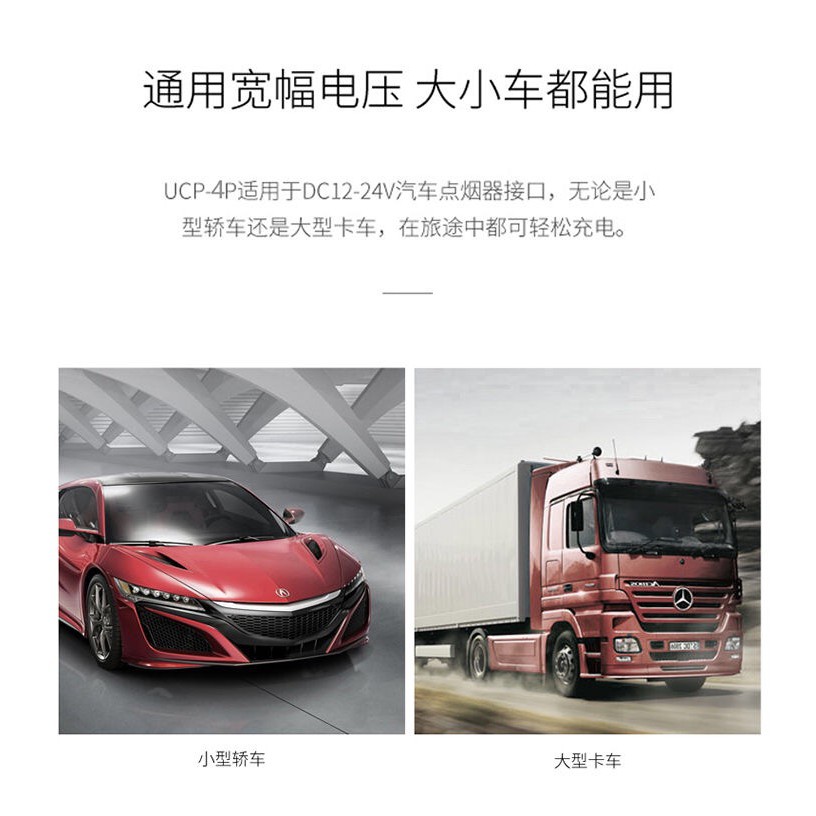 Sạc 4 cổng đa năng chất lượng dành cho xe hơi