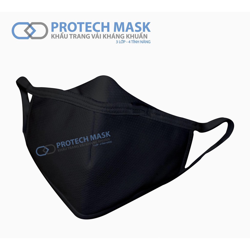 KHẨU TRANG VẢI KHÁNG KHUẨN - PROTECH MASK