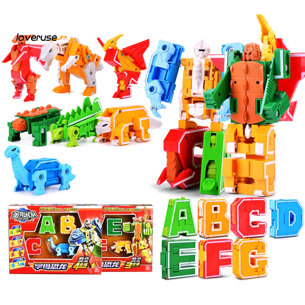 Đồ Chơi Robot Biến Hình Chữ Cái Tiếng Anh / LO / A-G