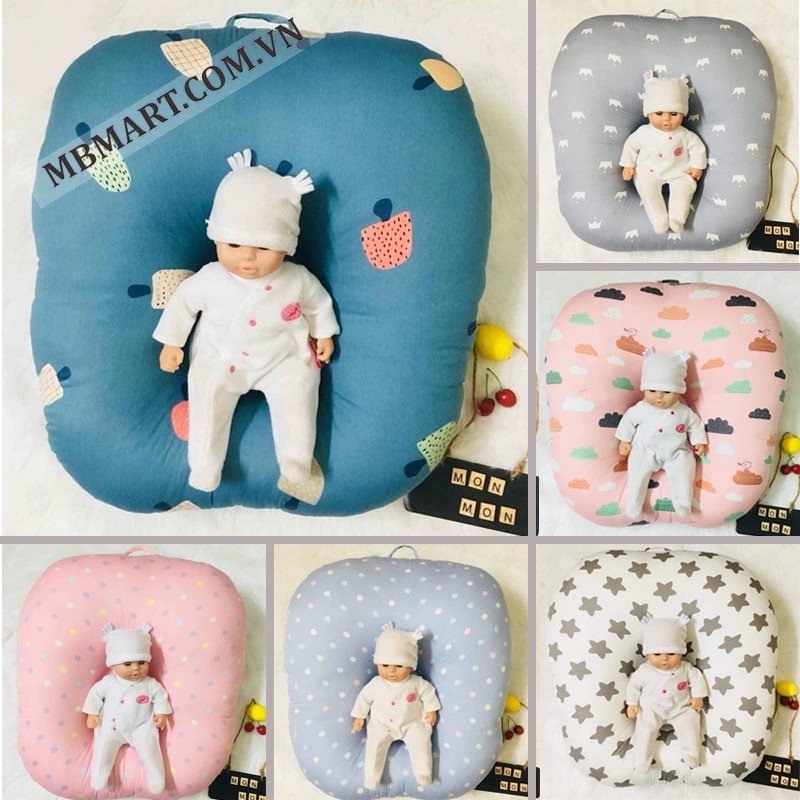 Gối Chống Trào Ngược Mon Giúp Bé Chống Trào Ngược Hiệu Qủa Và Ngủ Ngon Hơn - Màu Ngẫu Nhiên