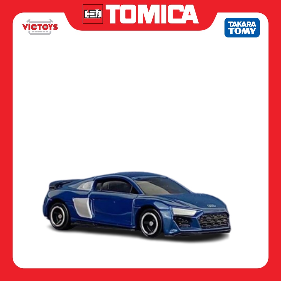 Xe mô hình Tomica No.38 Audi R8 Coupe 158660 Fullbox Chính Hãng Takara Tomy - Victoys