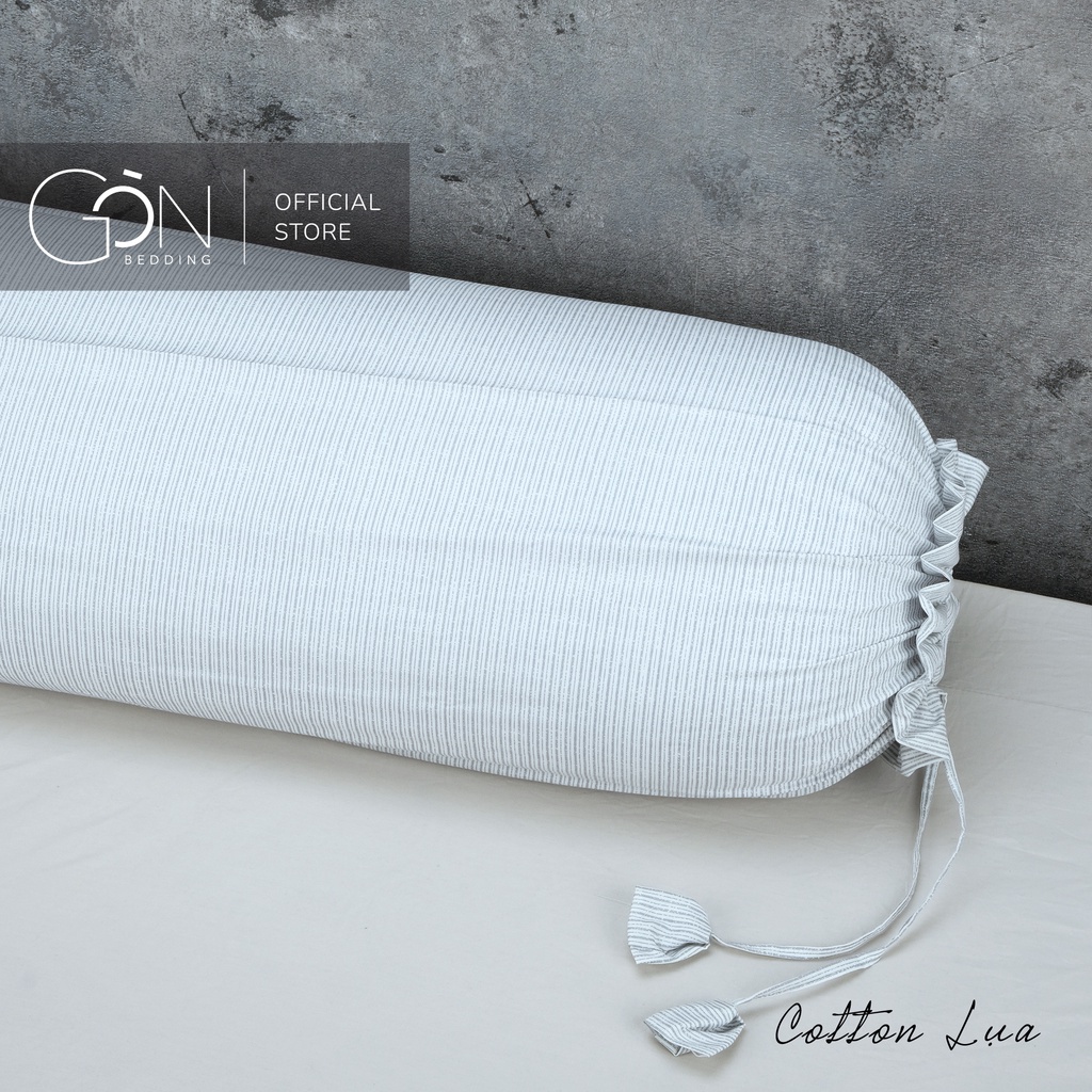 [Nhiều mẫu] Vỏ Gối Ôm Gòn Bedding Lụa Modal/Cotton Lụa Hàn Quốc Họa Tiết Sọc 35X100 cm | BigBuy360 - bigbuy360.vn