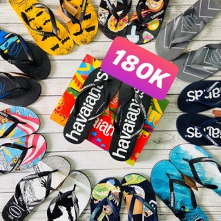 Dép tông havaianas đế cao su mẫu mới 2019