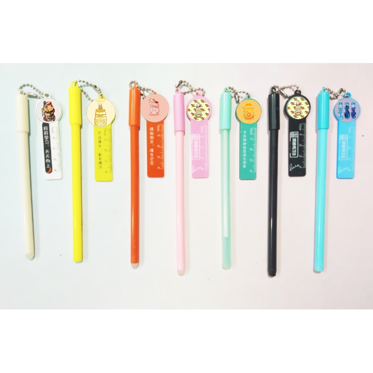 Bút yakult kèm dây treo BMCI32 bút cute dễ thương thần tượng idol hoạt hình