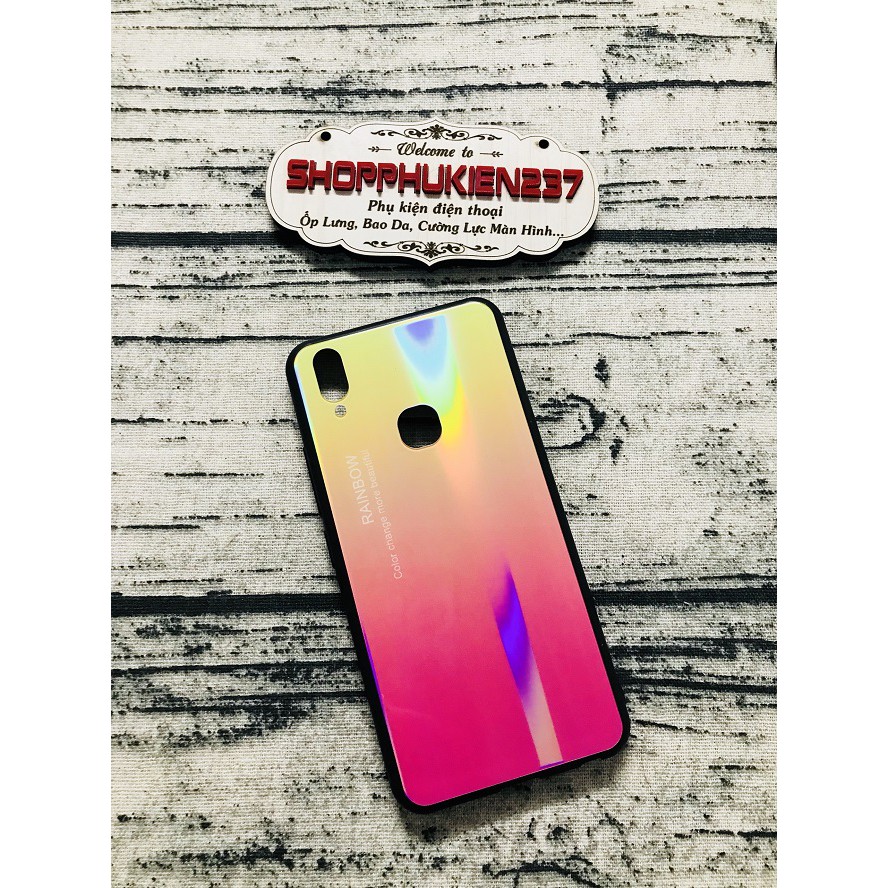 [Freeship toàn quốc từ 50k] ỐP LƯNG VIVO V9 ỐP GƯƠNG CƯỜNG LỰC CẦU VÒNG ĐA SẮC CỰC ĐẸP