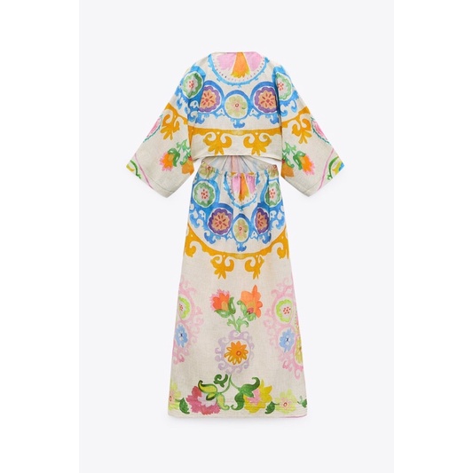 Váy linen ZARA AUTH Size M