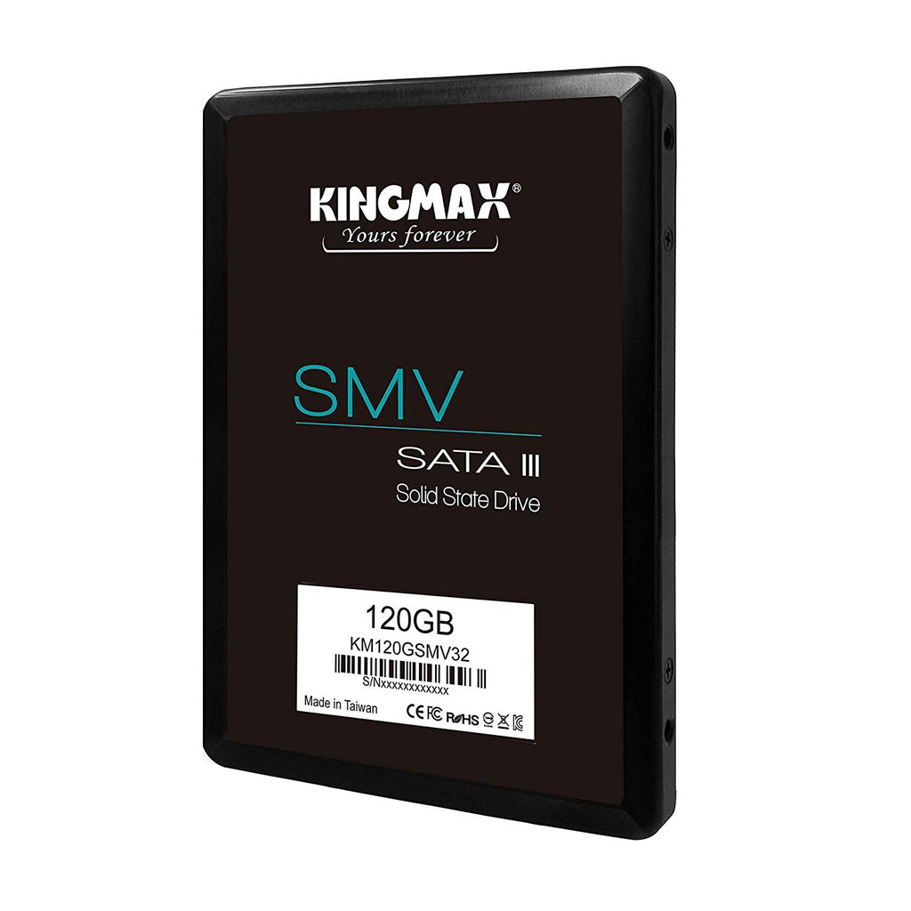 Ổ cứng SSD Kingmax SMV32 120GB 2.5 inch SATA3 (Đọc 500MB/s - Ghi 350MB/s)