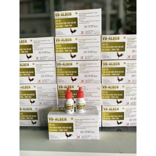 1lọ vb alben 10ml xỗ giun cho gà