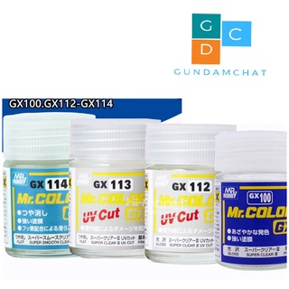 Gx100 112 113 114 mr. hobby mr. color sơn bóng bảo vệ mô hình gundam trong suốt 18ml