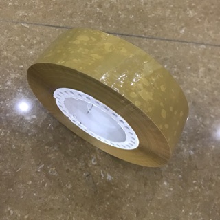 Combo 6 cuộn băng dính đóng hàng vàng đục