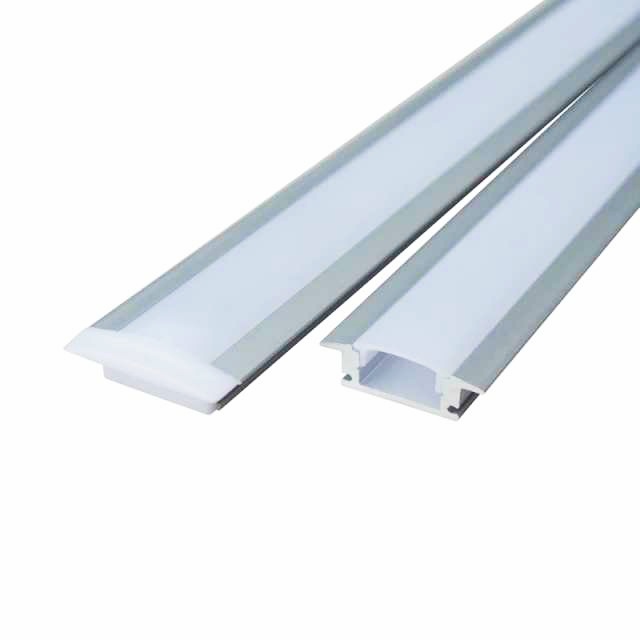 Thanh nhôm định hình cao cấp 508 lắp âm dùng thiết kề trang trí chiếu sáng tủ kệ, nhà cửa.