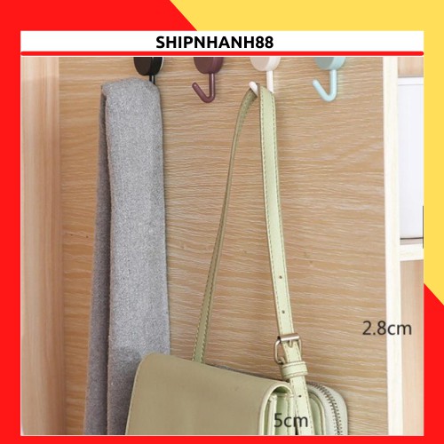 Combo 5 Móc Tròn Dán Tường Treo Đồ Đa Năng - Móc Gắn Tường Trang Trí Nhà Cửa Nhiều Màu Sắc 88251