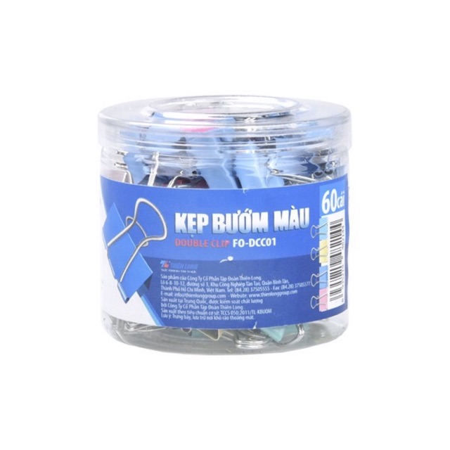 Kẹp bướm màu Flexoffice DCC01 15mm