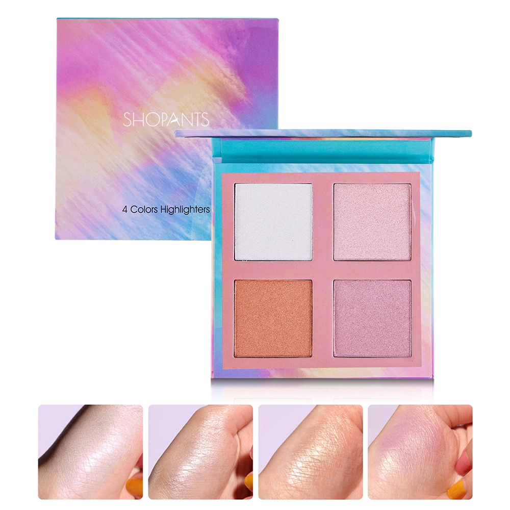 [Hàng mới về] Bảng phấn bắt sáng chuyên nghiệp gồm 4 màu tiện dụng thương hiệu SHOPANTS | BigBuy360 - bigbuy360.vn