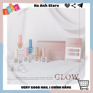 [No Box] Very Good Nail Set Sơn Thạch Hàn quốc chính hãng, Syrup Pearl Glow Collection 6 Colors