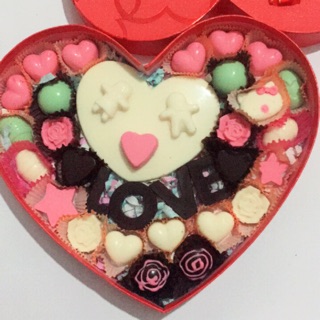 Socola valentine trái tim to
