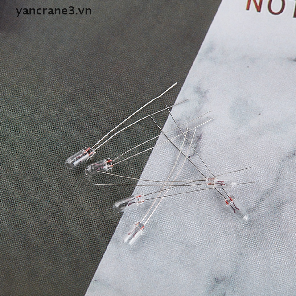 {Home} 10pcs Mini 3/4/5mm 3/6/12/24V Lamp Light Bulb Edison Incandescent Filament Rice {yancrane3.vn}