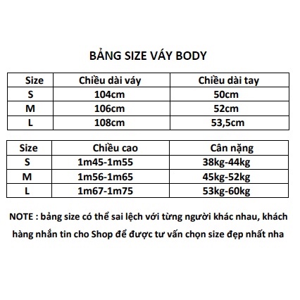 [ SIÊU CHECKCHI ] VÁY BODY KHOÉT VAI NỮ, VÁY LEN DÀI TAY ÔM SÁT CỰC PHONG CÁCH (TL4) | BigBuy360 - bigbuy360.vn