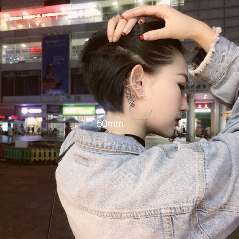 Hoa Tai Dạng Vòng Lớn Phong Cách Âu Mỹ A766