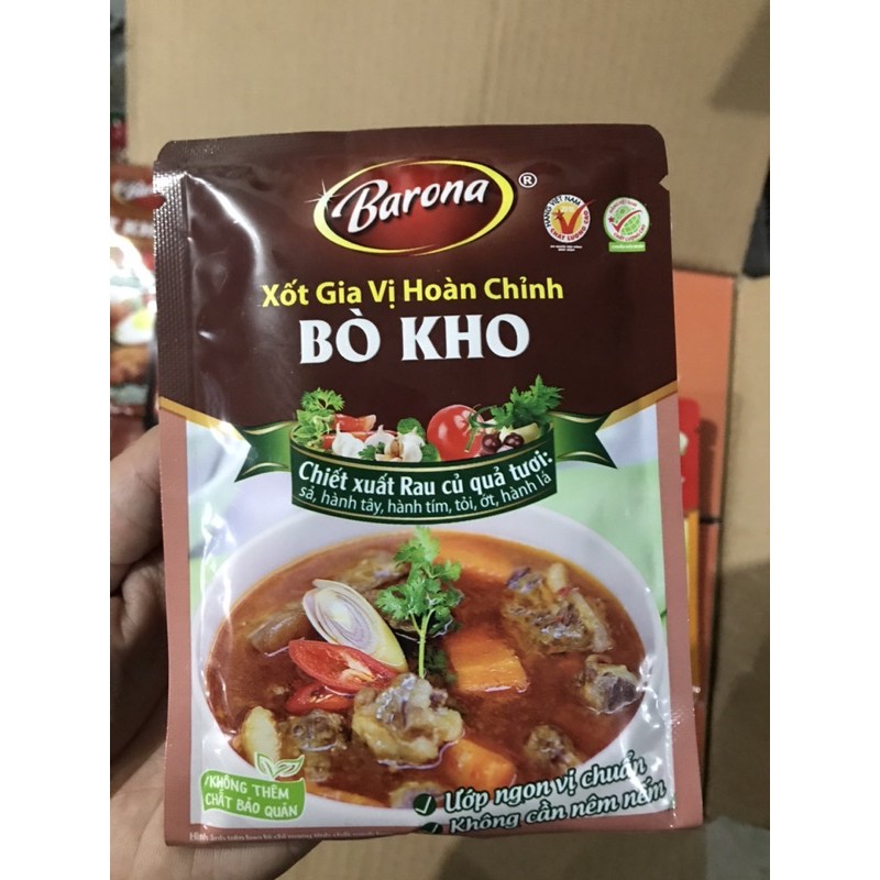 Xốt Gia Vị Hoàn Chỉnh Barona 80g các loại | BigBuy360 - bigbuy360.vn
