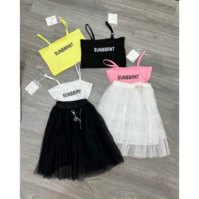 Chân váy von cao cấp Quảng châu cho bé gái