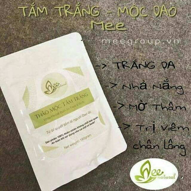 Tắm trắng thảo mộc 100% tự nhiên