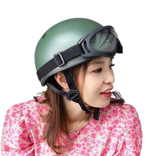 [HÀNG CÔNG TY] Mũ nửa đầu 1/2 - Mũ phượt 1/2 nhiều tem lựa chọn kèm kính - ảnh thật