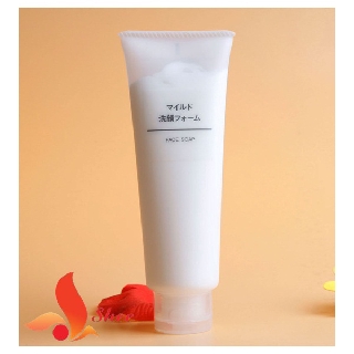 (Mấu mới) Sữa rửa mặt Muji face soap Nhật bản