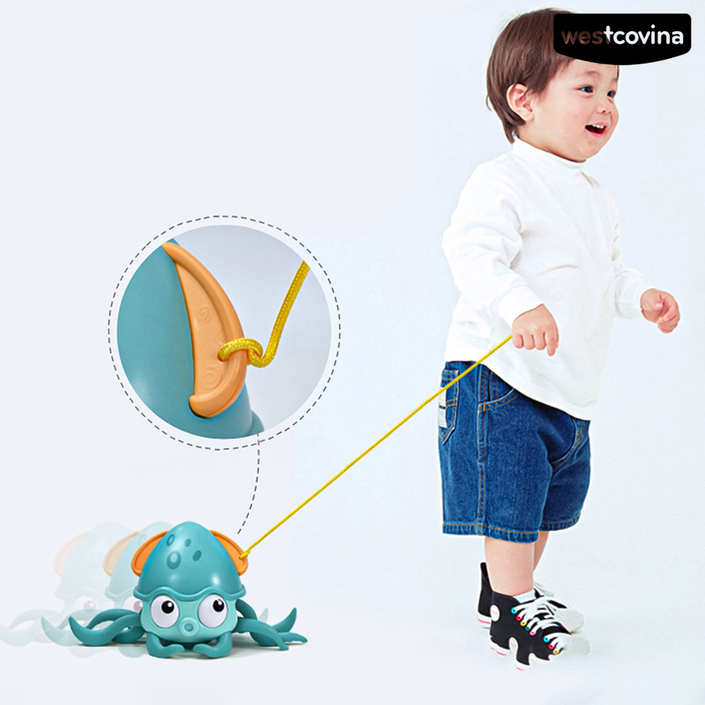 Đồ Chơi Hình Con Bạch Tuộc Nổi Bằng Nhựa Cho Bé Chơi Khi Tắm