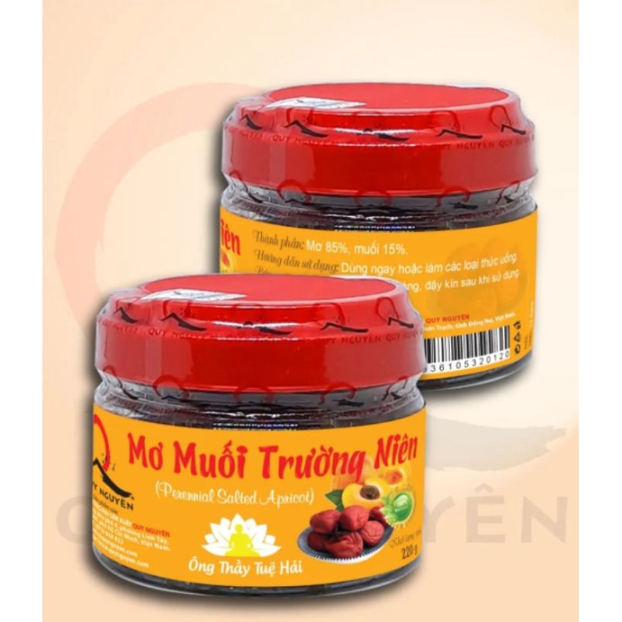 Mơ muối trường niên Quy Nguyên hộp 220g