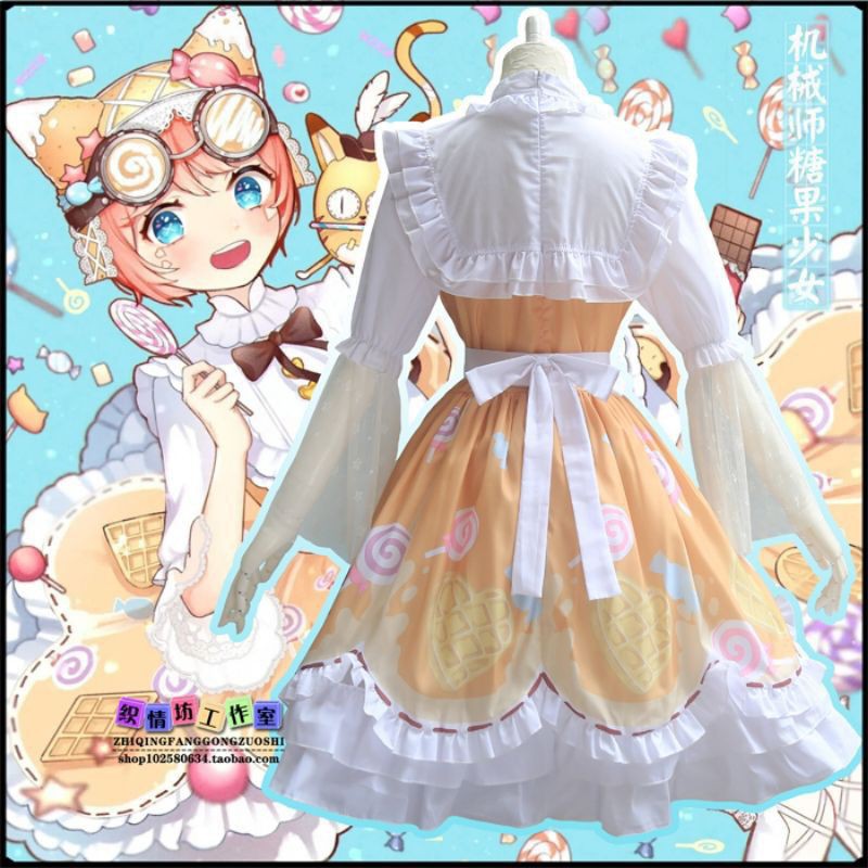[ORDER] Cosplay trang phục Mechanic Tracy candy lolita Identity V IDV | BigBuy360 - bigbuy360.vn