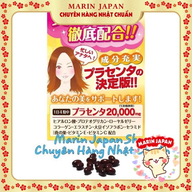(Hàng chuẩn Nhật,đủ bill) Tinh chất trắng da tinh chất nhau thai tự nhiên Placenta Premium Maruman Nhật Bản