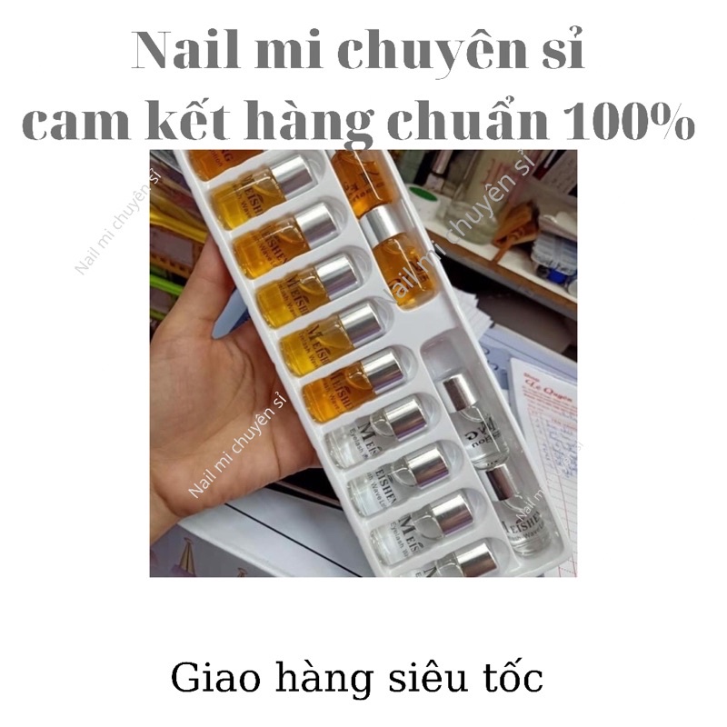 Dưỡng mi collagel và tháo mi sau khi uốn