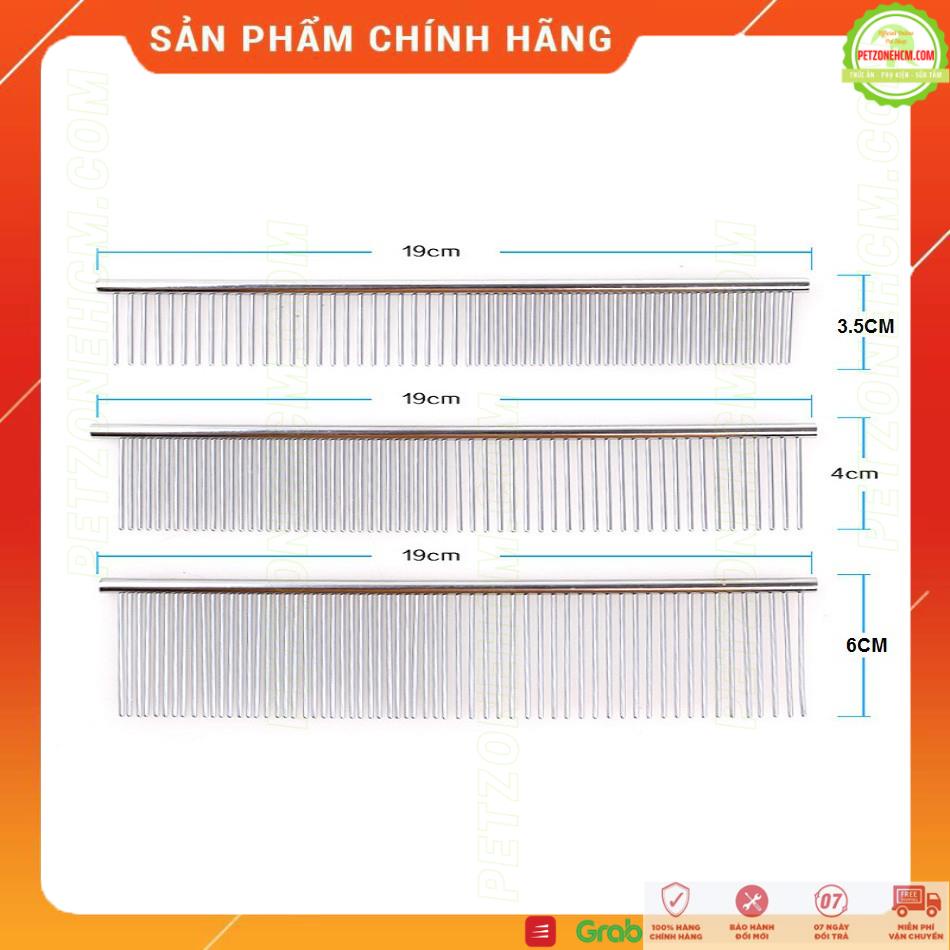 Lược chải lông inox cho chó mèo 💥 FREESHIP 70K 💥lược cao cấp cho SPA | 3 size | PetZoneHCM