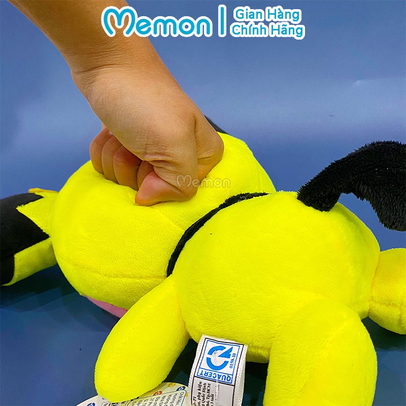 Gấu Bông Pikachu Tai Đen Pokemon Cao Cấp Memon