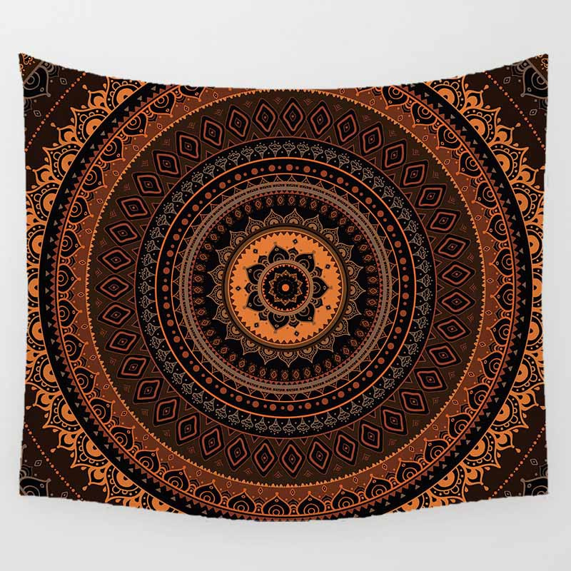 Stars and moon on the sea abstract beautiful  mandala wall art tapestry bedroom decor wall hanging tapestry