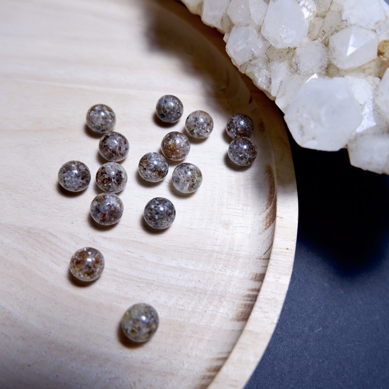 [Gardenquartz] (Giá 1 viên ) hạt lẻ,thanh tẩy, đá thiên nhiên