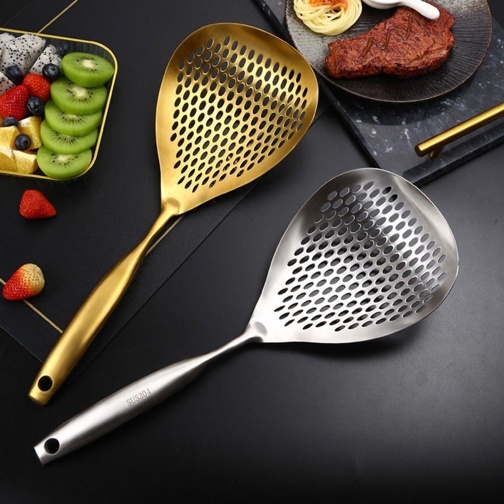 Muôi Vớt Khoai Tây Chiên Ráo Dầu Bằng Thép Không Gỉ 304