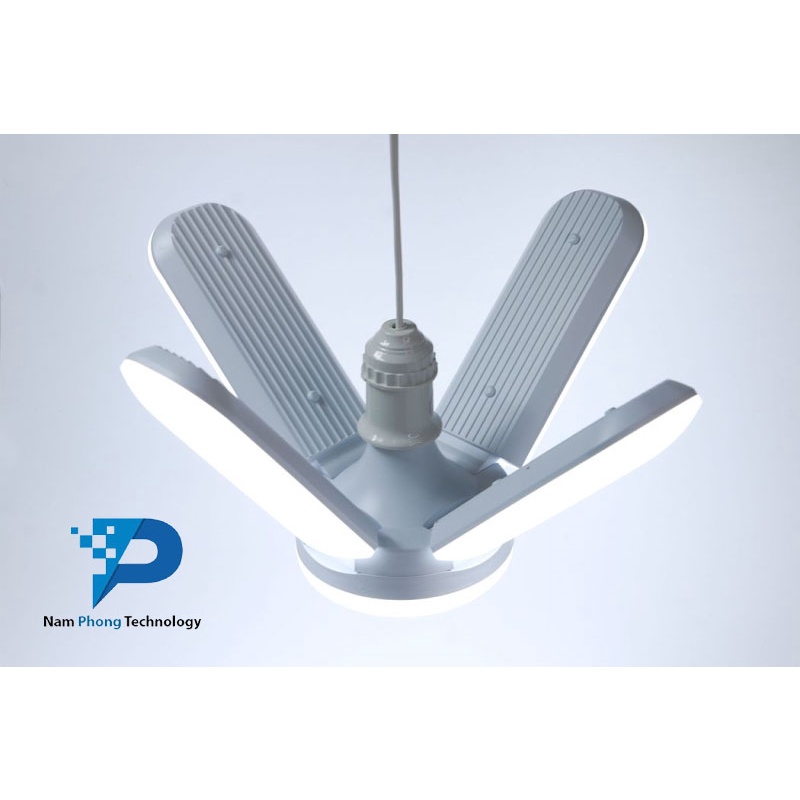 Bóng Đèn Led Hình Cánh Quạt 4 cánh 5 bóng DHA 60W - Siêu Tiết Kiệm Điện Lên Đến 60% - NAMPHONG TECHNOLOGY