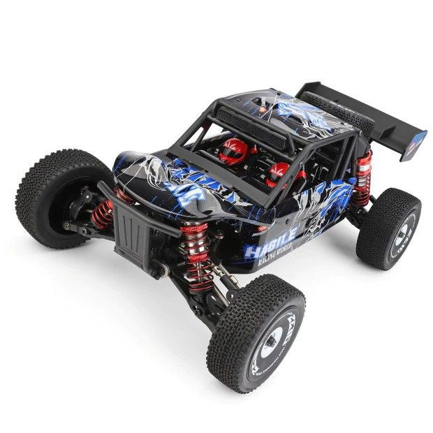 Xe điều khiển Wltoys 124018 124019 Cao Cấp 60km/h , Khung Trục Kim Loại