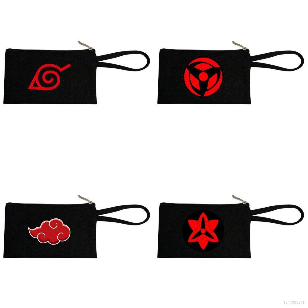 Túi Đựng Bút In Hình Naruto Có Khóa Kéo Tiện Dụng Cho Trường Học/ Văn Phòng